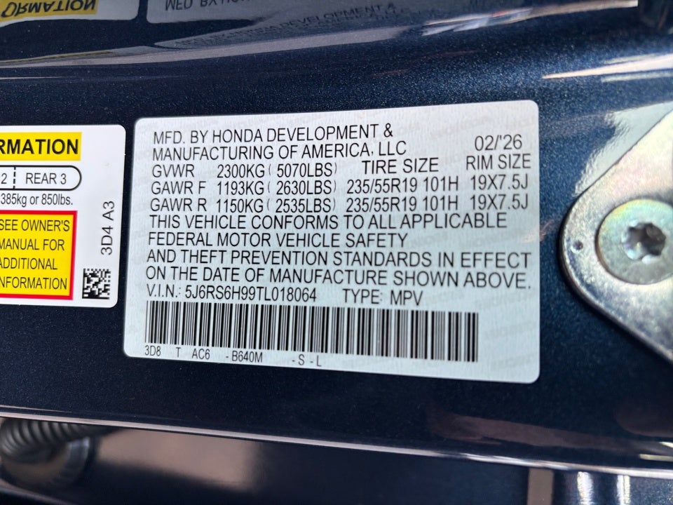 2026 Honda CR-V Hybrid AWD Sport Touring