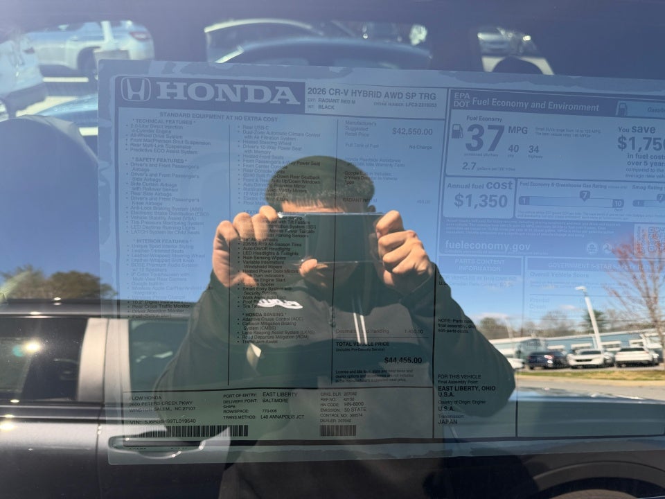 2026 Honda CR-V Hybrid AWD Sport Touring