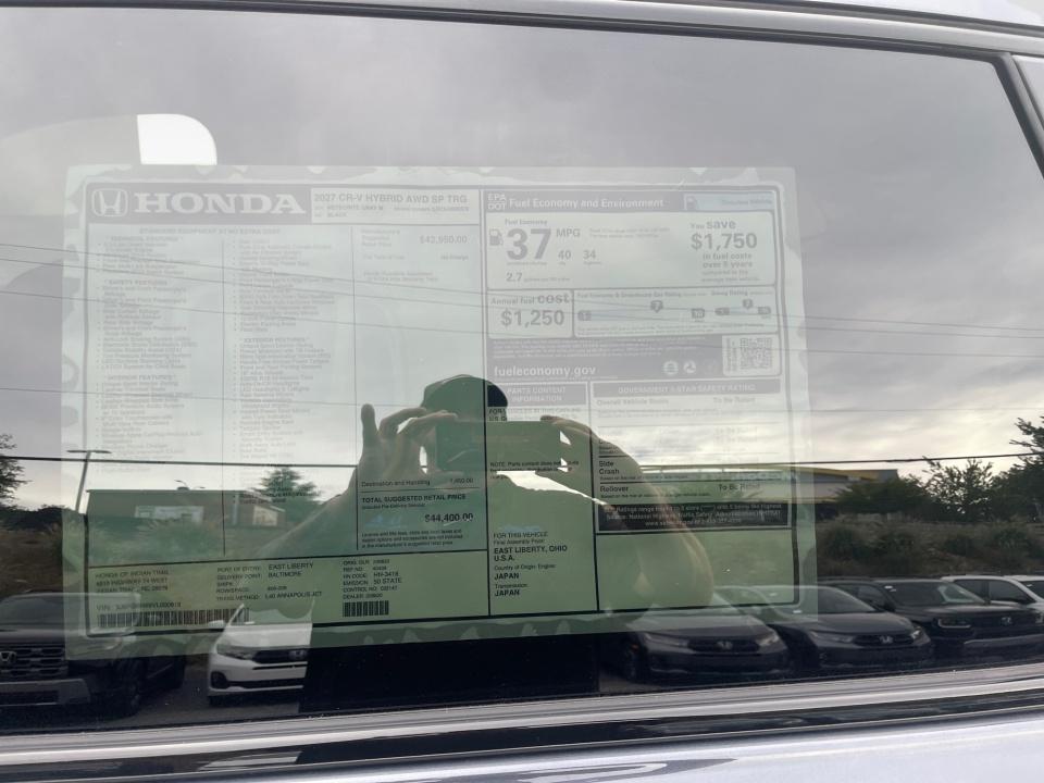 2027 Honda CR-V Hybrid Sport Touring