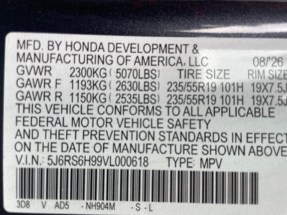 2027 Honda CR-V Hybrid Sport Touring