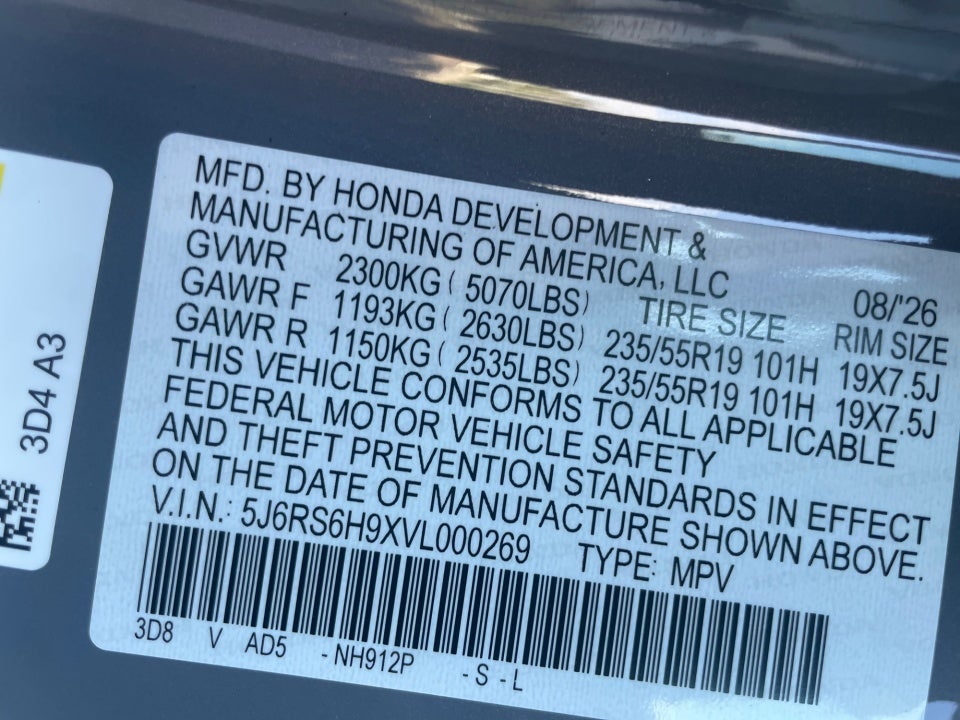 2027 Honda CR-V Hybrid Sport Touring
