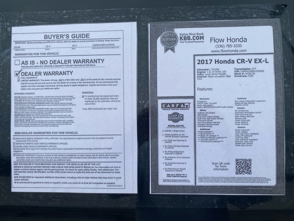 2017 Honda CR-V EX-L