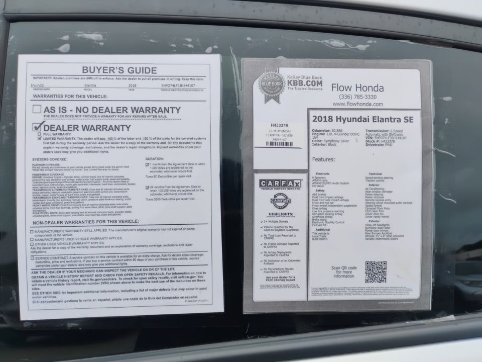 2018 Hyundai Elantra SE