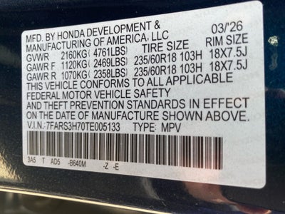 2026 Honda CR-V EX-L