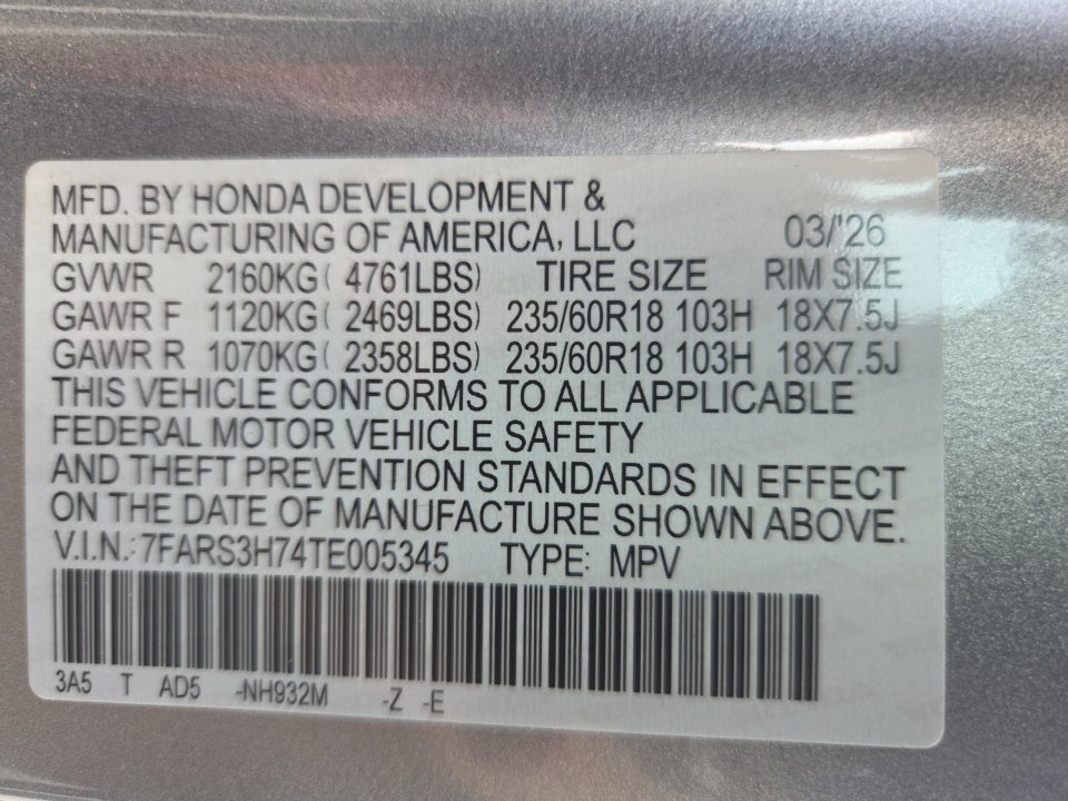 2026 Honda CR-V EX-L