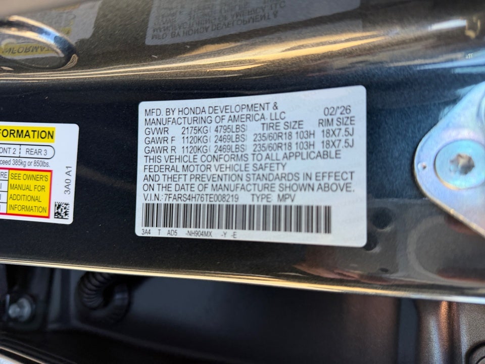 2026 Honda CR-V EX-L AWD