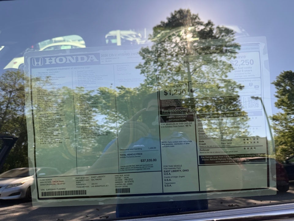 2026 Honda CR-V Hybrid 2WD Sport