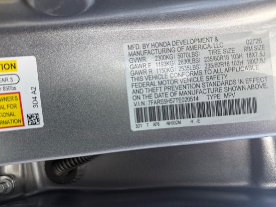 2026 Honda CR-V Hybrid 2WD Sport