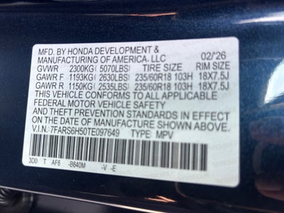 2026 Honda CR-V Hybrid AWD Sport