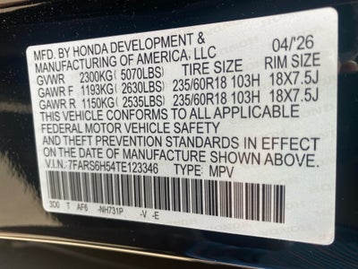 2026 Honda CR-V Hybrid Sport