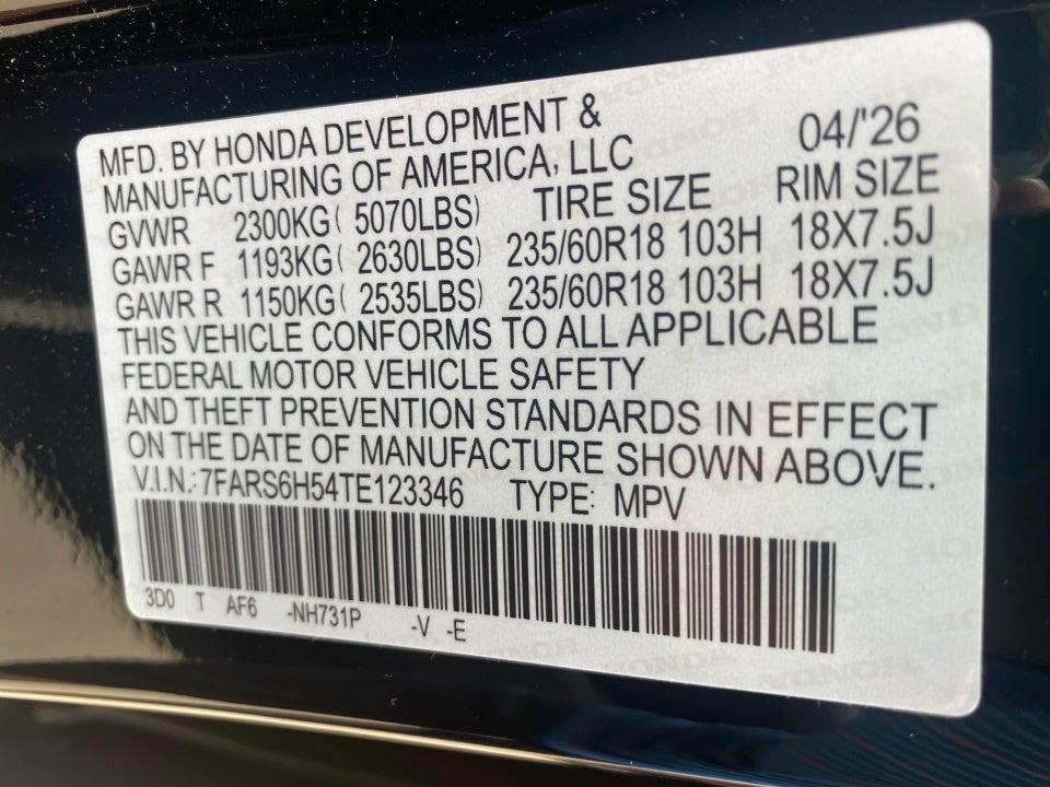 2026 Honda CR-V Hybrid Sport