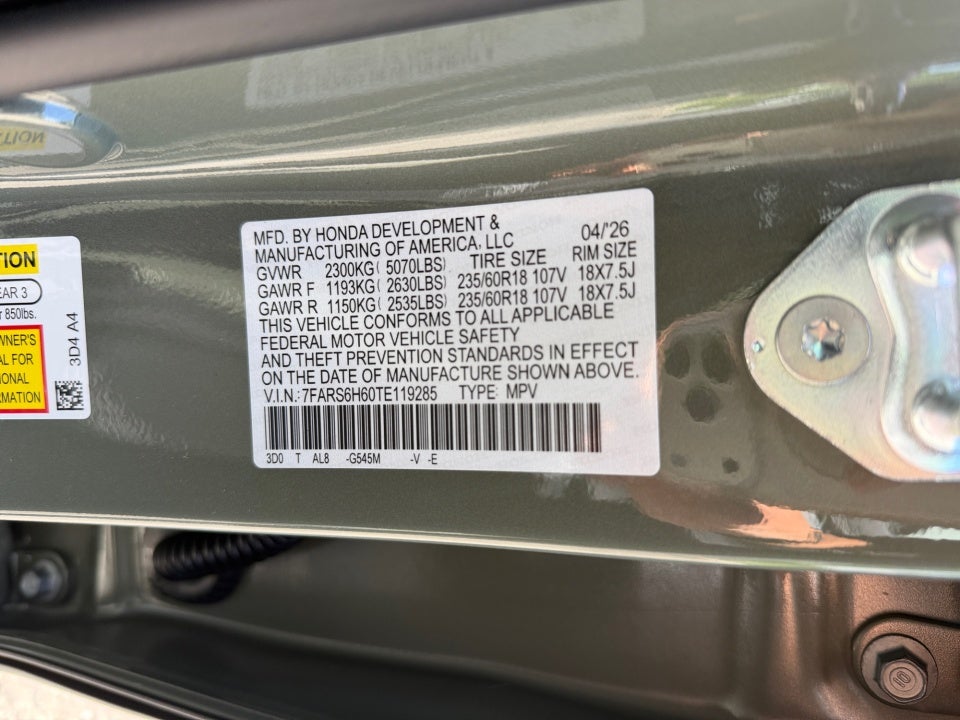 2026 Honda CR-V Hybrid AWD TrailSport