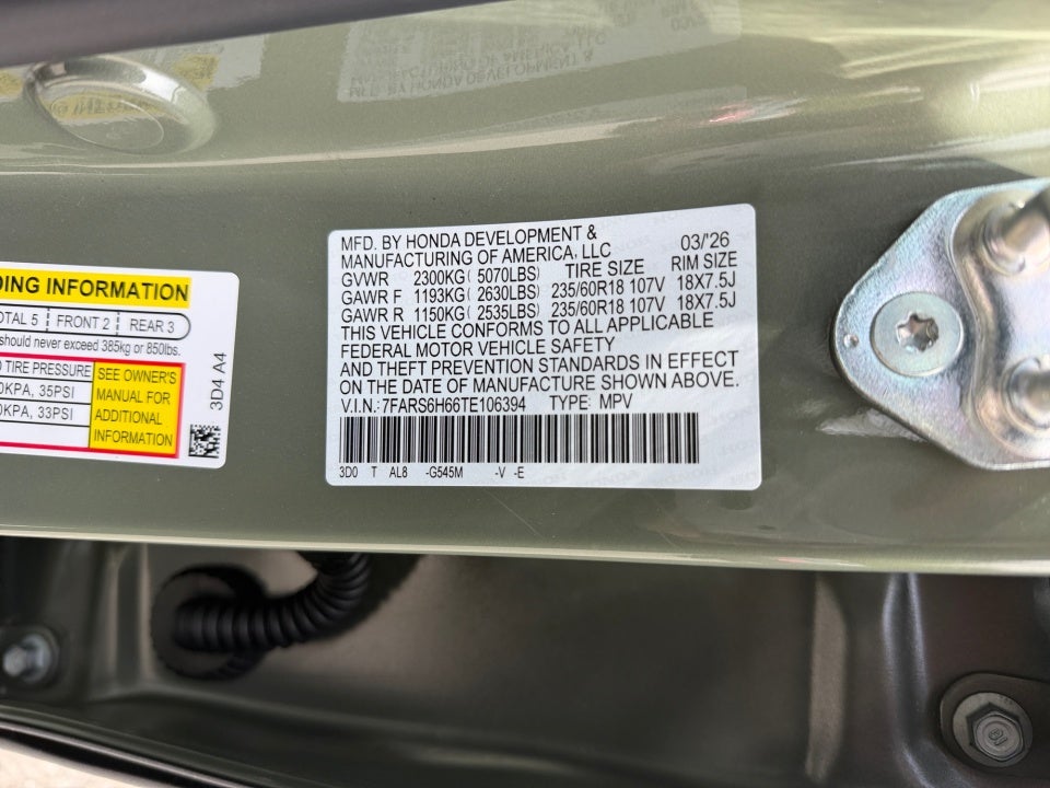 0 Honda CR-V Hybrid AWD TrailSport