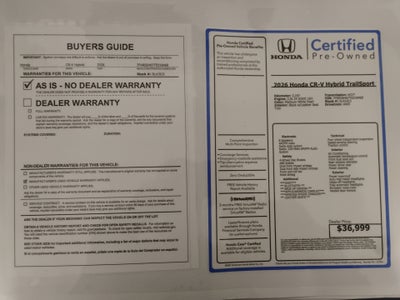 2026 Honda CR-V Hybrid AWD TrailSport