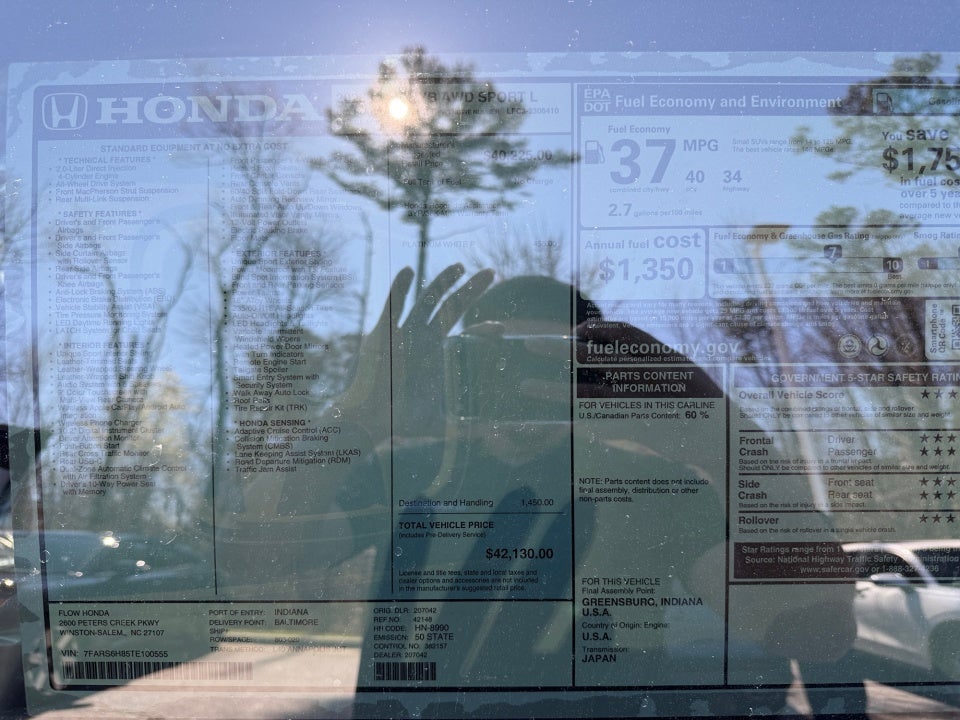 2026 Honda CR-V Hybrid AWD Sport-L