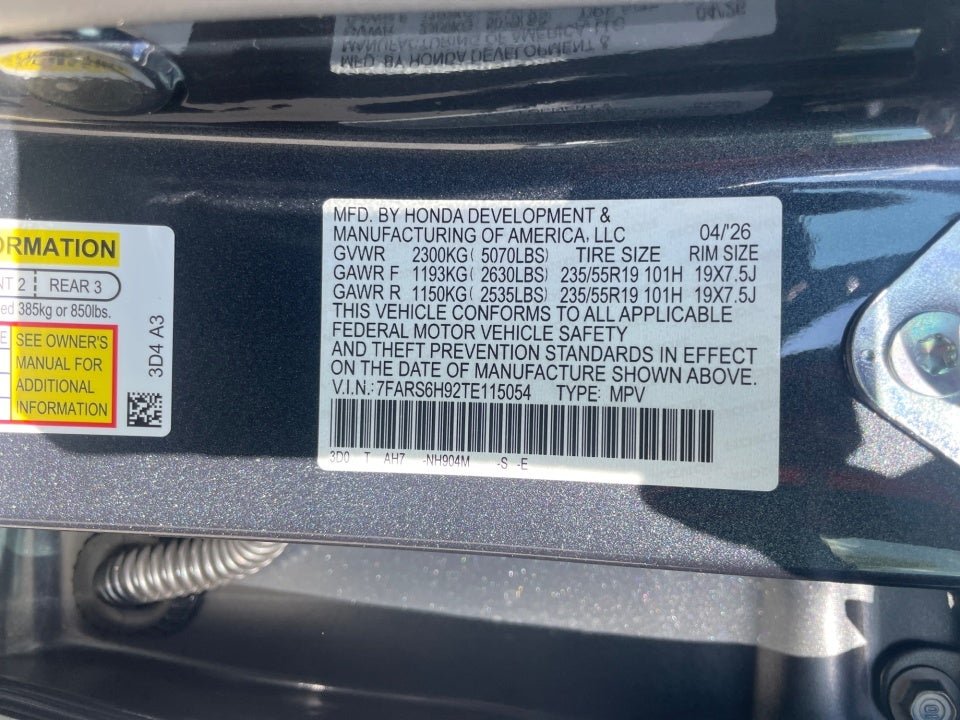 2026 Honda CR-V Hybrid AWD Sport Touring