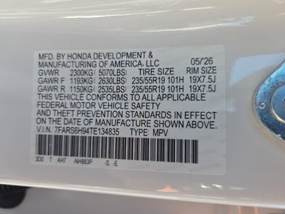 2026 Honda CR-V Hybrid AWD Sport Touring