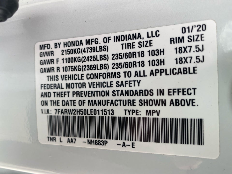 2020 Honda CR-V AWD EX