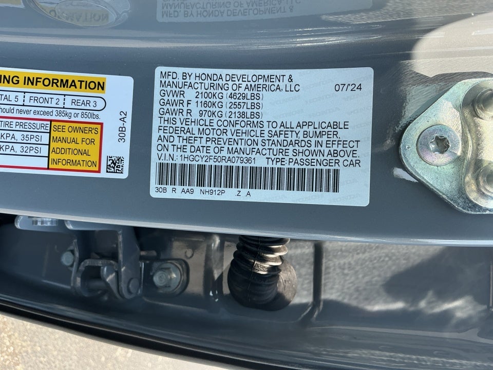 2024 Honda Accord Hybrid Sport