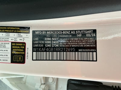 2024 Mercedes-Benz C 300 C 300