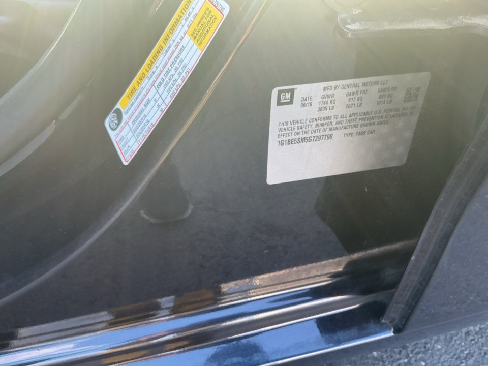 2016 Chevrolet Cruze LT Auto