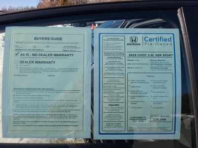 2025 Honda Civic Sedan Sport