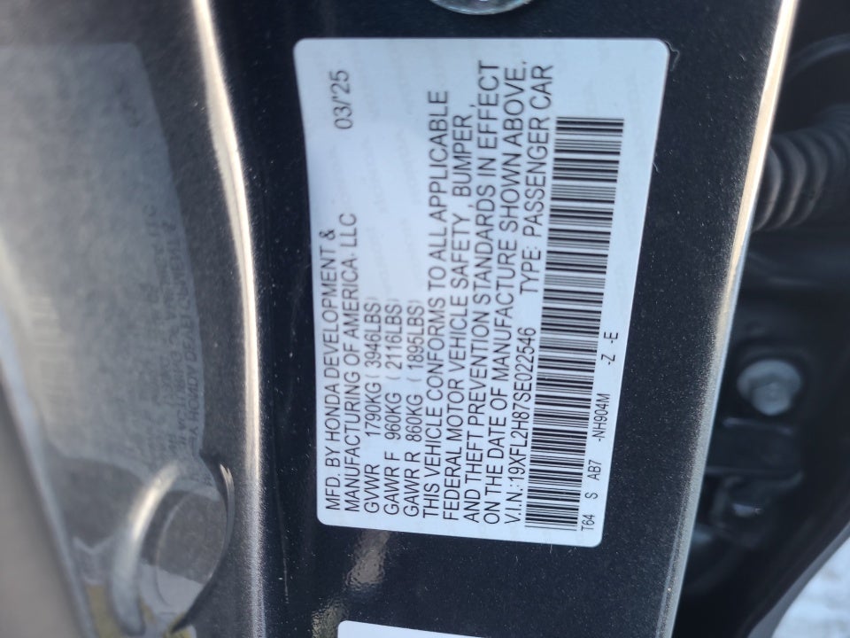 2025 Honda Civic Sedan Sport