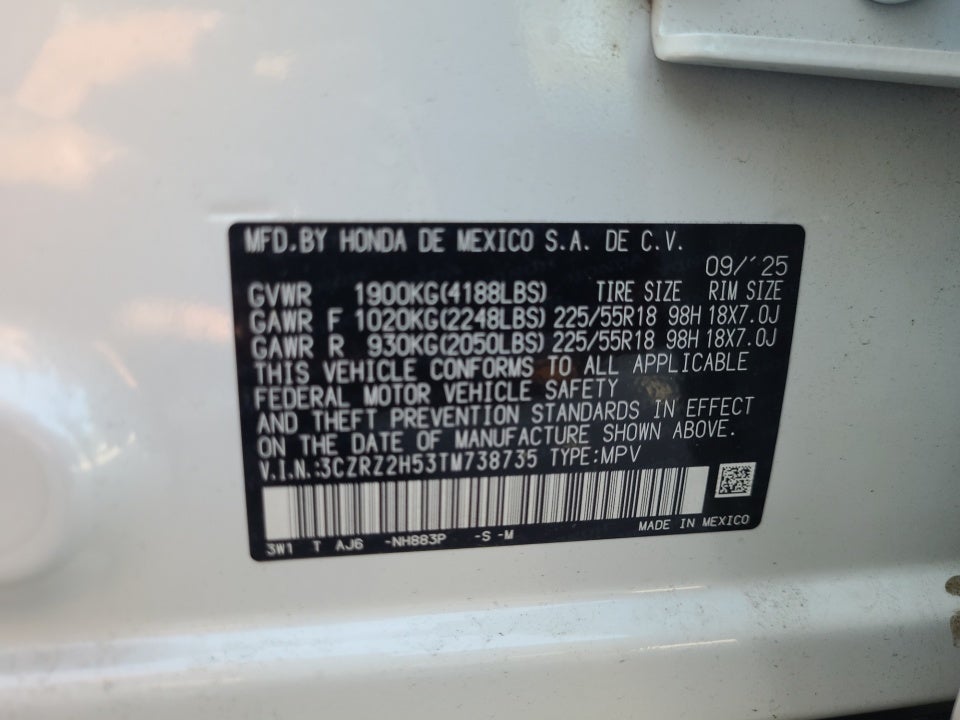 2026 Honda HR-V Sport