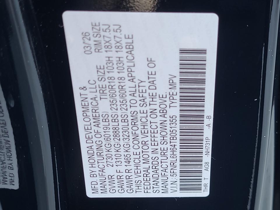 2026 Honda Odyssey EX-L