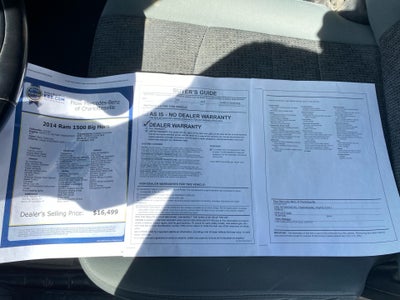 2014 RAM 1500 Big Horn