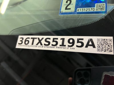 2018 Chevrolet Traverse 3LT