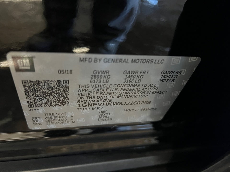 2018 Chevrolet Traverse 3LT