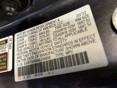 2022 Honda CR-V Hybrid EX-L