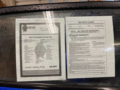 2013 Hyundai Accent GS