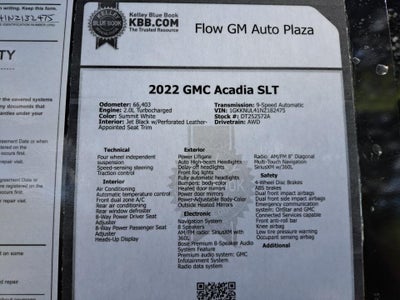 2022 GMC Acadia SLT