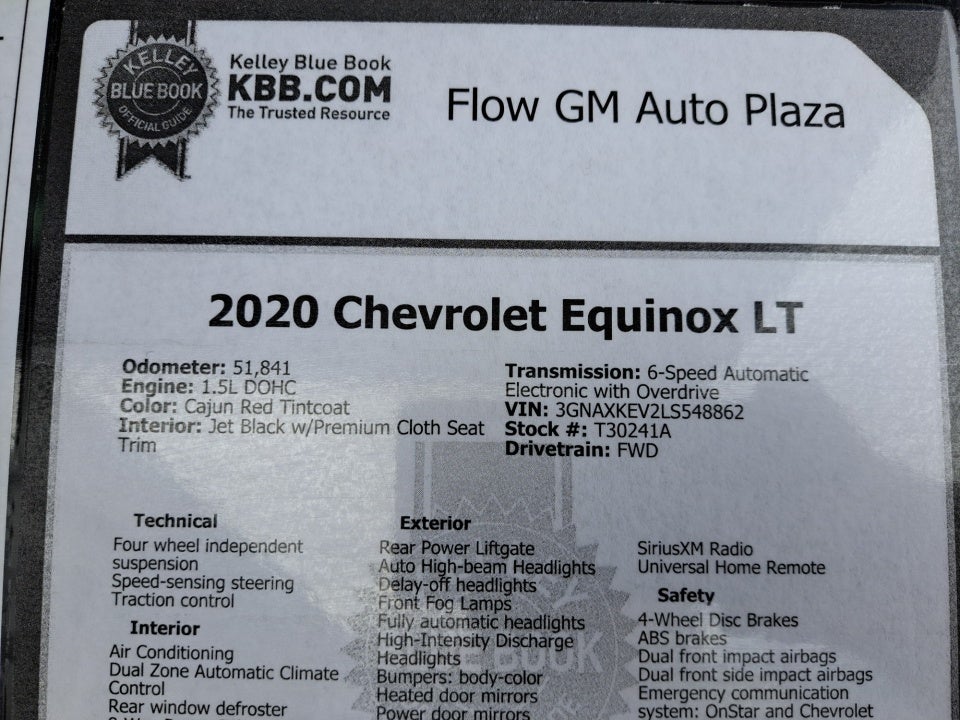 2020 Chevrolet Equinox FWD LT 1.5L Turbo