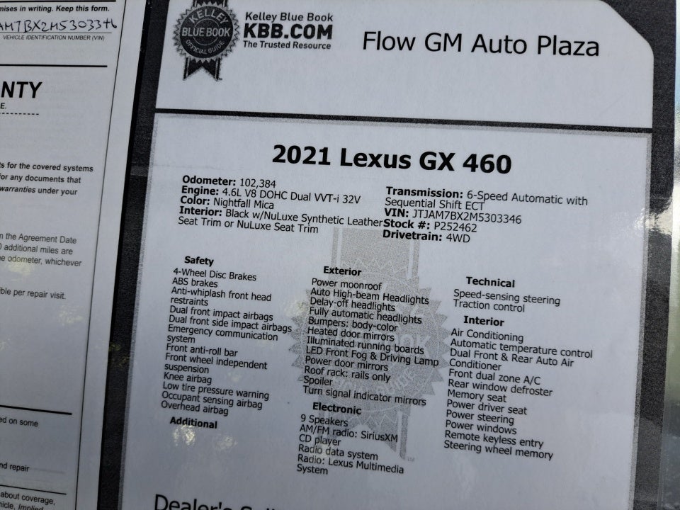 2021 Lexus GX 460 GX 460 Premium