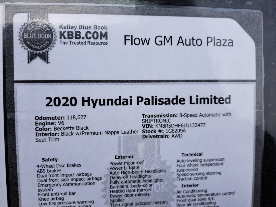 2020 Hyundai Palisade Limited