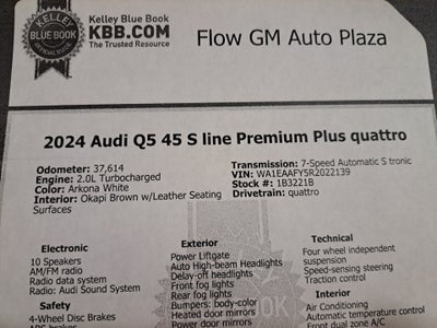 2024 Audi Q5 S line Premium Plus
