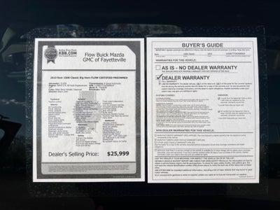 2019 RAM 1500 Classic Big Horn Crew Cab 4x4 6'4" Box