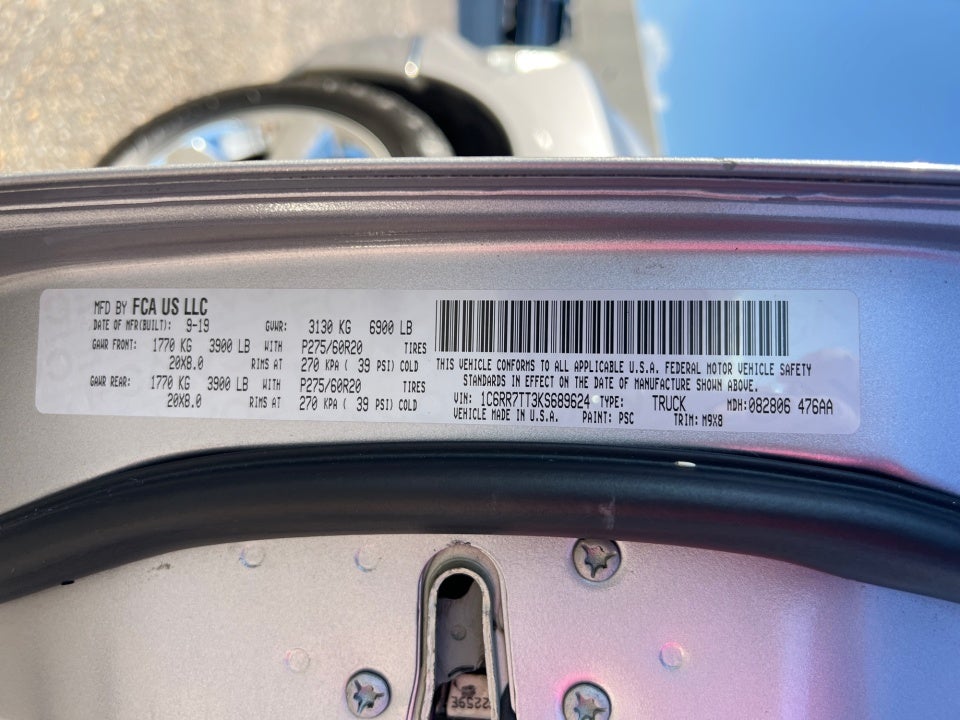 2019 RAM 1500 Classic Big Horn Crew Cab 4x4 6'4" Box