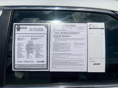 2017 Toyota Camry SE