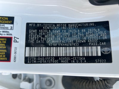 2017 Toyota Camry SE