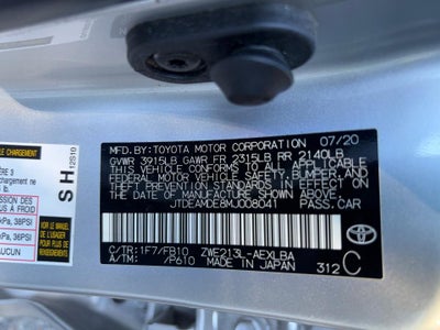 2021 Toyota Corolla Hybrid LE