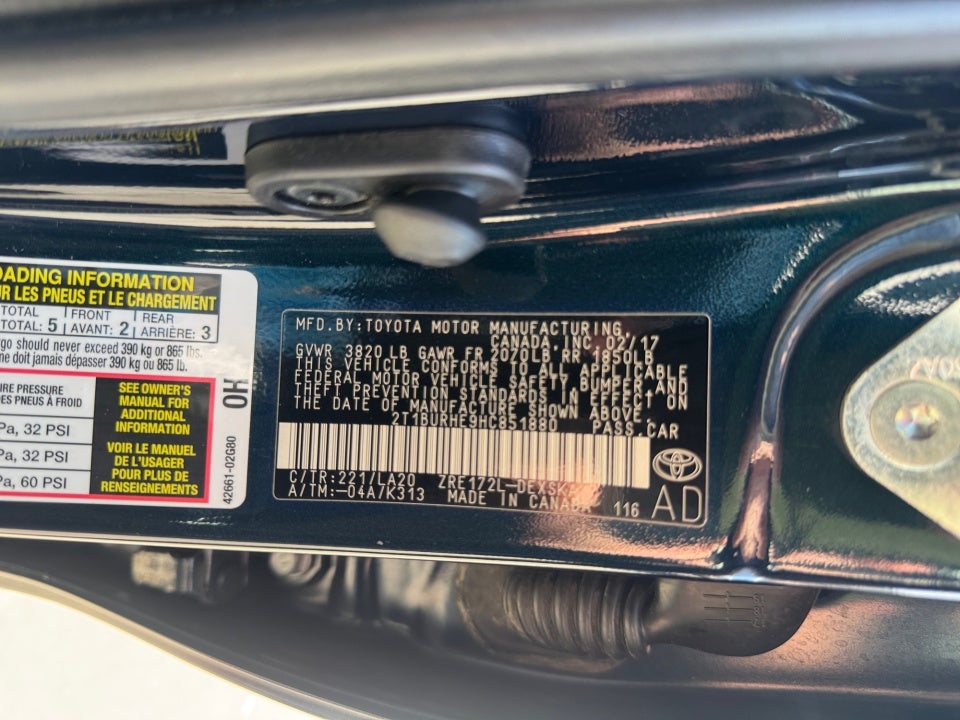 2017 Toyota Corolla XSE