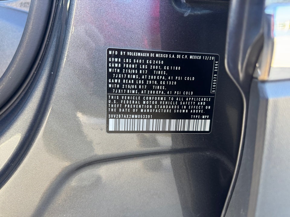 2021 Volkswagen Tiguan 2.0T SE