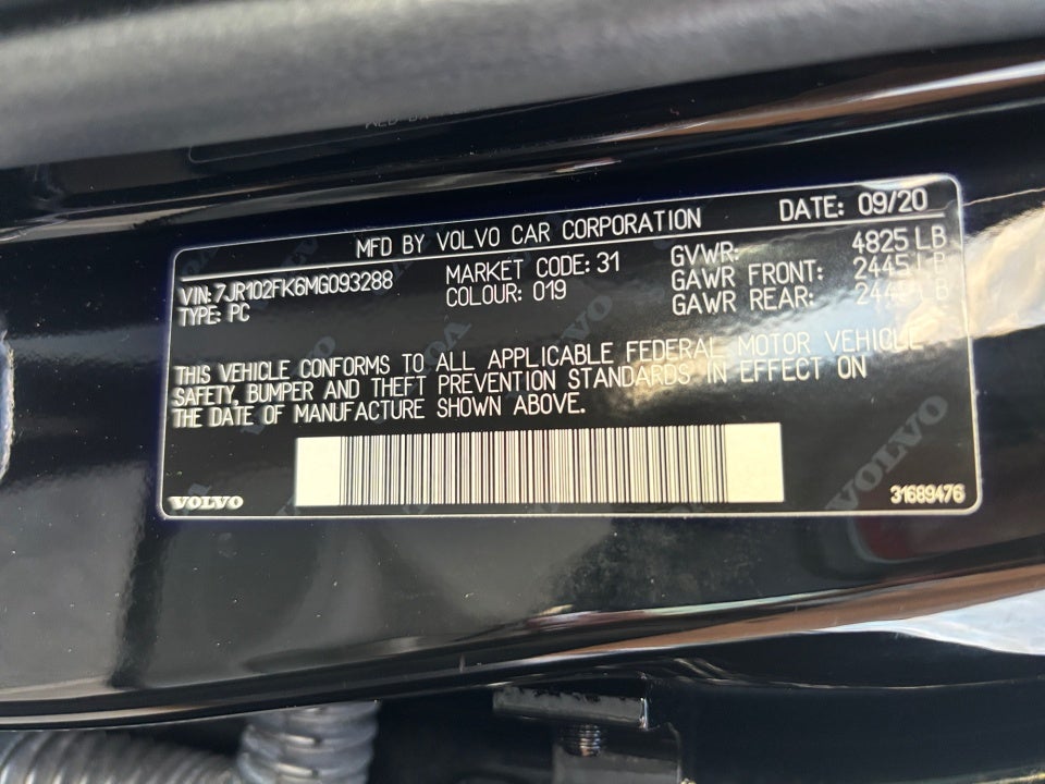 2021 Volvo S60 T5 Momentum