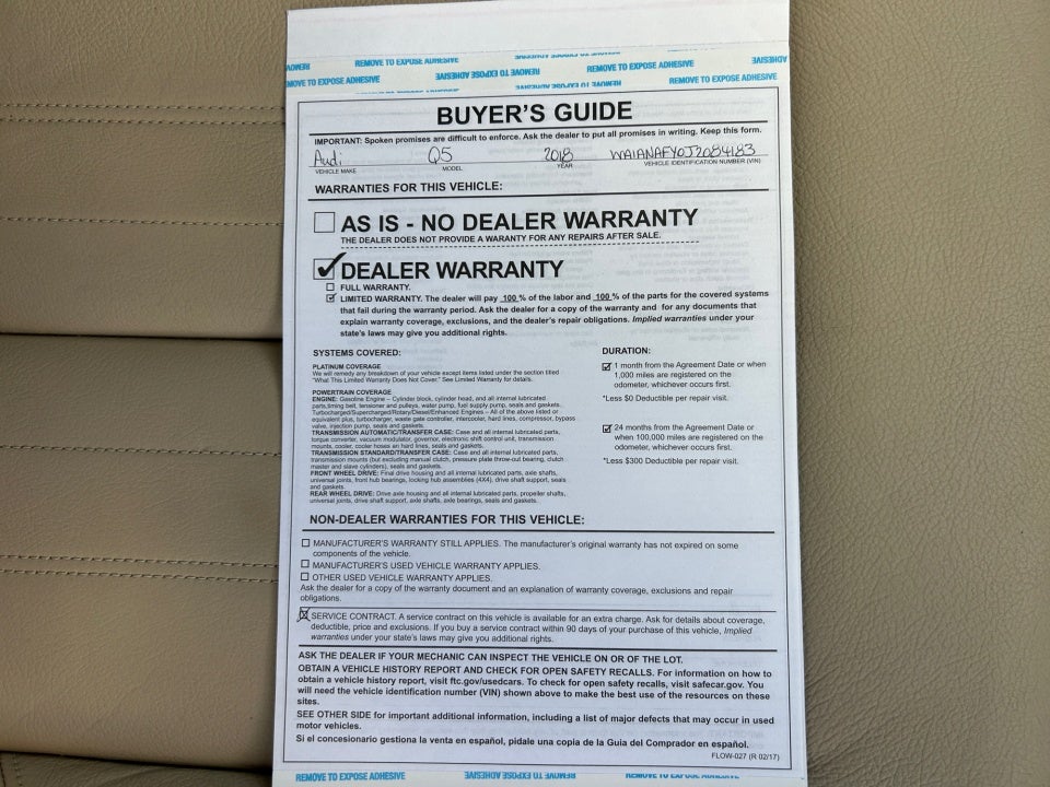 2018 Audi Q5 2.0T Premium