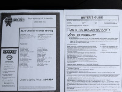 2020 Chrysler Pacifica Touring