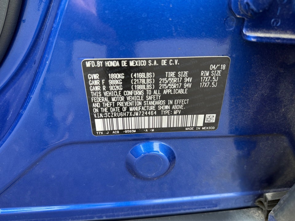 2018 Honda HR-V EX-L